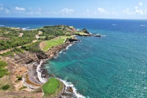Cabot Saint Lucia (Point Hardy) 15th Aerial Tips